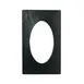GET T0B26-MOD - Bugambilia Tile, 21-11/16" x 13-1/4" Aluminum Resin Coat, Oval Opening for TBO204 1 image