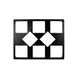 GET T0B9CH Bugambilia Double Tile Inset, 21-11/16" x 26-1/2" Aluminum, Browns Chocolate 1 image