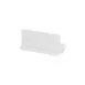GET TAG35112-NW Global Solutions Tag Holder, 3-1/2"L x 1-1/2"H, White, Melamine, Break Resistant 1 image