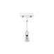 GET TAGV07 Sign Holder, 3"W x 6-1/2"H, Extended Clip, Clear Polycarbonate 1 image