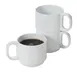 GET TM-1411-W Mug - 11 Oz White Tritan, 3‑3/5" Dia (5" With Handle) x 3" H, Stackable - Dozen 1 image
