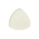 GET TP-12-DI Diamond Ivory Plate, 12" Triangular Melamine, Break‑Resistant, BPA‑Free, NSF - Dozen 1 image