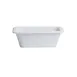GET TPUD43G Bugambilia Food Pan, 1/4 Size, 40.58 Oz, 9.06"L x 5.51"W, 3" Deep, Cast Aluminum, Gray 1 image