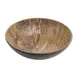 GET TRA201 Cheforward Transform Buffet Bowl – 192 Oz., 13" Dia., 4" H, Round, BPA‑Free Melamine, Wood 1 image