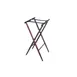 GET TSW-104 Tray Stand – 30¼" High Mahogany Hardwood With Brown Frame And Brown Strap 1 image