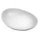 GET VO003WW - Oval 2 Qt Bowl, 14-3/10" x 10-3/4" x 1-3/4" Deep, Aluminum Gray Resin Coating 1 image