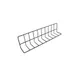 GET W4624-B Wire Shelf Divider, 24"L x 4"W x 6"H, Vinyl Coated Metal Wire, Black 1 image