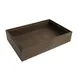 GET WB-1292WD-GA Urban Renewal Display Box, 12" x 9" x 2"H, Gray Ash Wood, Rectangular, Stackable 1 image