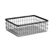 GET WB-1294-MG Urban Renewal Wire Basket, 12" x 9" x 4", Rectangular, Metal Gray 1 image