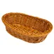 GET WB-1505-HY Clipper Basket, 11-3/4" x 8" x 3" Oval, Beige, BPA‑Free, Dishwasher Safe, Polypropylene 1 image
