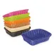 GET WB-1508-HY Polyweave Basket, 11-1/2" x 8-1/2" x 2-3/4" H, Rectangular, Dishwasher Safe, Honey 1 image