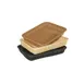 GET WB-1509-HY Basket, 18" x 12-1/4" x 2-1/2"H, Rectangular, PP, Honey, Dishwasher Safe, BPA‑Free 1 image