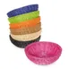GET WB-1512-HY Clipper Mill Designer Polyweave Basket, 11-1/2" Dia. X 3-1/2"H, Polypropylene, Beige 1 image