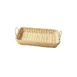 GET WB-1524-N Clipper Mill Basket, 18" x 12-1/4" x 2-1/2" Deep, Rectangular, Polypropylene, Natural 1 image