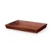 GET WB-1812WD-W Urban Renewal Tray, 18-1/4" x 12" x 2"H, Rectangular, Walnut Wood, Brown 1 image