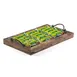 GET WB-1912-RWD Serving Tray, 19" x 11-1/2" x 1-1/2", Rectangular Brown Reclaimed Wood 1 image