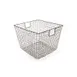 GET WB-302-MG Urban Renewal Breeze Basket, 19" x 14" H, Square, Powder Coated Iron, Metal Grey 1 image