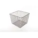 GET WB-304-MG Urban Renewal Breeze Basket, 14" x 14" x 11" H, Square, Powder Coated Iron, Metal Grey 1 image