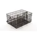 GET WB-306-MG Renewal Breeze Condiment Basket, 10" x 6-9/10" x 9" H, Powder-Coated Iron, Metal Grey 1 image