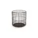 GET WB-307-MG Urban Renewal Breeze Basket, 6-1/2" x 6-3/8" H, Round, Powder Coated Iron, Metal Grey 1 image