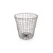 GET WB-312-MG Urban Renewal Breeze Basket, 15-3/4" x 18" H, Round, Metal Grey, Powder Coated Iron 1 image