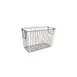 GET WB-313-MG Breeze Basket, 14-1/2" x 7-1/4" x 9-1/4" H, Rectangular Metal Grey Iron, Powder Coated 1 image
