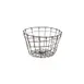 GET WB-316-MG Urban Renewal Breeze Basket, 8" Round, 5" Height, Powder Coated Iron, Metal Grey 1 image