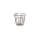 GET WB-317-MG Urban Renewal Breeze Basket - 8" x 8" H, Round, Powder Coated Iron, Metal Grey 1 image