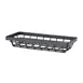GET WB-941-MG Vector Food Serving Basket, 9" x 4" x 1 3/4", Rectangular, Wire, Metal Gray 1 image