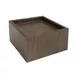 GET WB-955-GA Urban Renewal Dispenser Riser, 9-1/2" x 9-1/2" x 5" H, Wood, Gray Ash, DISP-3 1 image