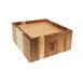 GET WB-955-UR Urban Renewal™ Dispenser Riser, 9-1/2" x 9-1/2" x 5" H Square, Wood, Brown Finish 1 image