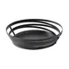GET WB-992-MG Cyclone Serving Basket, 9" Dia. x 2-1/4", Round, Metal Gray, Powder Coated Metal Wire 1 image