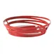 GET WB-992-R Cyclone Serving Basket, 9" Dia. x 2-1/4", Round, Red, Powder Coated Metal Wire 1 image