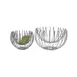 GET WBHANG-13 Display Basket, 13" Dia. x 10" H, Round Suspended Chrome Plated Serving Basket 1 image