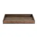 GET WD-15-ASH Taproot Serving Tray, 18-1/4" x 12-1/2" Rectangular, Ash Beiges with Handles 1 image