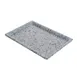 GET WDR104 Wonder Tray – 9-3/5"L x 6-4/5"W Rectangular, Melamine, Grays Terrazzo Moonstone, BPA Free 1 image
