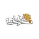 GET WGUITAR-01 - Guitar-Shaped Stainless Steel Ramekin/Taco Holder, 2-1/2 Oz., 10-1/2" 1 image