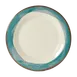 GET WP-10-DI-KNB Diamond Ivory Plate, 10.5" Dia Round Wide Rim, Melamine, Kanello Blue - 1 Dozen 1 image