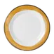 GET WP-10-DW-KNY Diamond White™ Plate, 10-1/2" Dia., Wide Rim, Melamine, Kanello Yellow - 1 Dozen 1 image