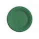 GET WP-10-FG - Mardi Gras Plate, 10.5" Round Wide Rim, Melamine Rainforest Green, Dozen 1 image