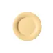 GET WP-10-SQ Diamond Harvest™ Plate, 10-1/2" Dia Wide Rim, Yellow Melamine - 1 Dozen 1 image