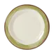 GET WP-9-DI-KNG Diamond Ivory™ Plate, 9" Round, Wide Rim, Melamine, Kanello™ Green - 1 Dozen 1 image