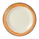 GET WP-9-DI-KNO Plate, 9" Dia., Round, Wide Rim, Melamine, Kanello Orange, NSF - Dozen 1 image