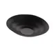 GET ZEA400 Cheforward Zeal Bowl, 98 Oz., 13"L x 11"W x 3"H, Oval, Black, Melamine, Dishwasher Safe 1 image