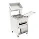 Giles BBT-O 24" Breading & Batter Table, Floor Model - 14" x 22" Tray 1 image