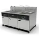 Giles EOF-10-10/FFLT/24 Multiple Battery Electric Fryer w/ (2) 55-Lb. & (1) 170-Lb. Vats, Auto Basket Lift 1 image