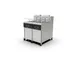 Giles GBF-80/80G Multiple Battery Gas Fryer w/ (2) 80-lbs Frypots, Built-In Filtration, Computer Control 1 image