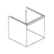 Glastender 01000706 Glass Rack Holder with Stainless Steel Chrome 1 image
