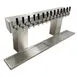 Glastender BRT-14-SS Bridge Draft Beer / Wine Dispensing Tower w/ (2) 6" Towers, 14 Faucets 1 image