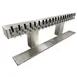 Glastender BRT-20-SSR Bridge Draft Beer / Wine Dispensing Tower w/ (2) 6" Towers, 20 Faucets 1 image